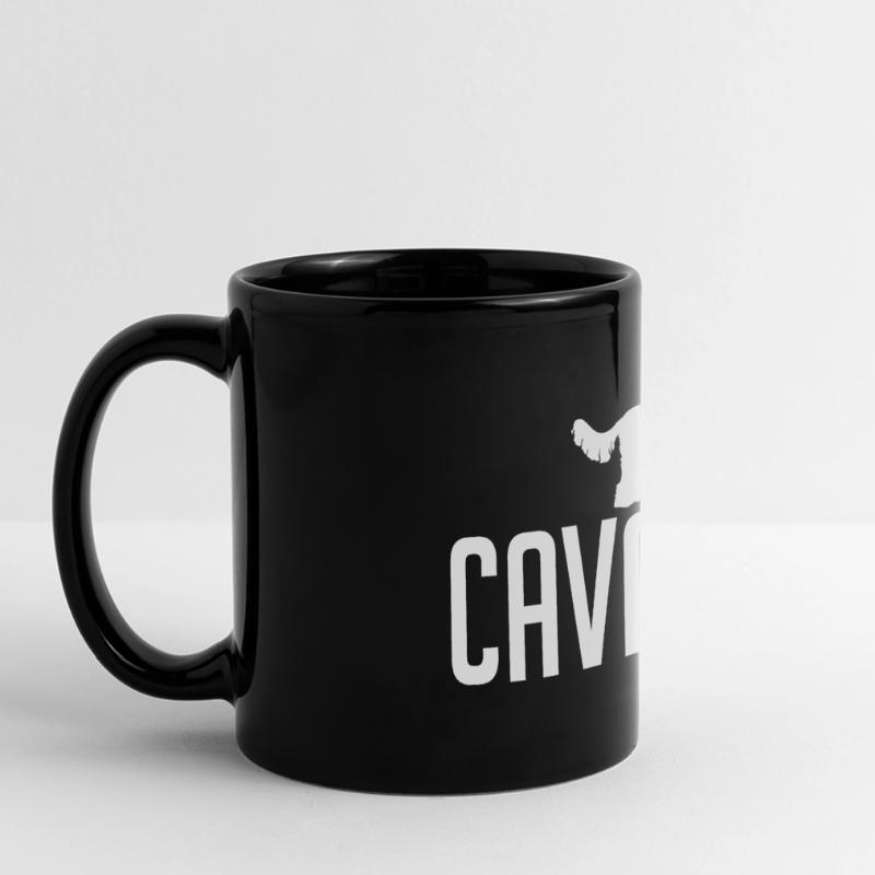 Cavapoo Hunderasse Hunde Wilsigns Panorama-Tasse farbig