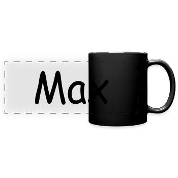 Max - Mug panoramique uni - noir - Devant