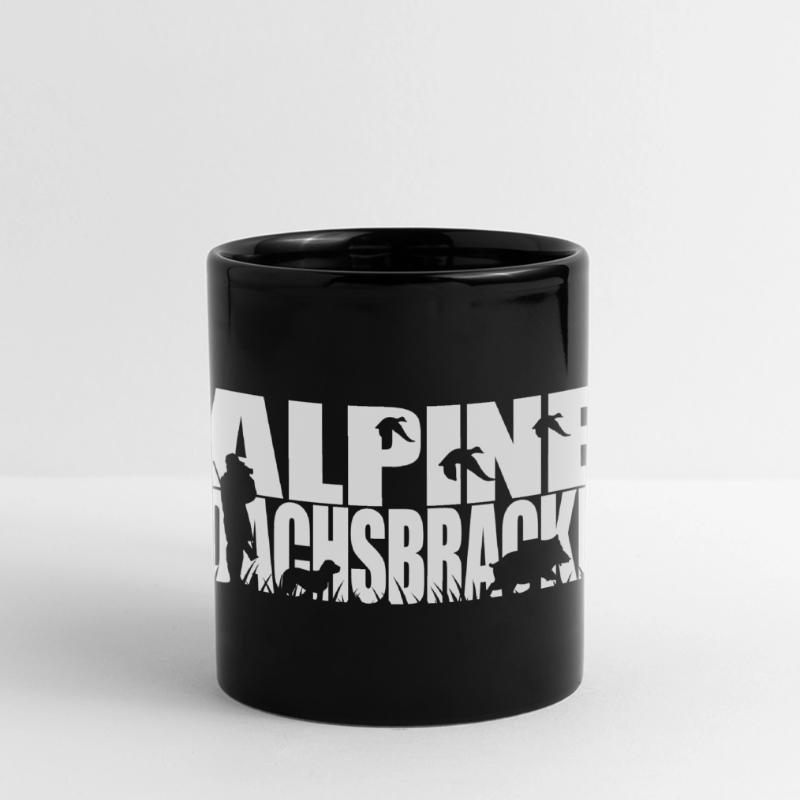 ALPINE DACHSBRACKE Jagdhunde Jagdhund Wilsigns Panorama-Tasse farbig