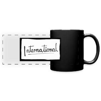International - Full Colour Panoramic Mug - black - Front