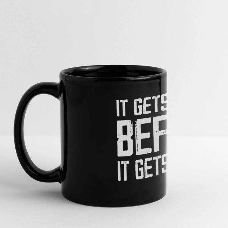 Es wird schlimmer, bevor es schlimmer wird Panorama-Tasse farbig