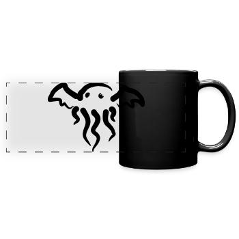 Cthulhu simple - Panorama-Tasse farbig - Schwarz - Vorne
