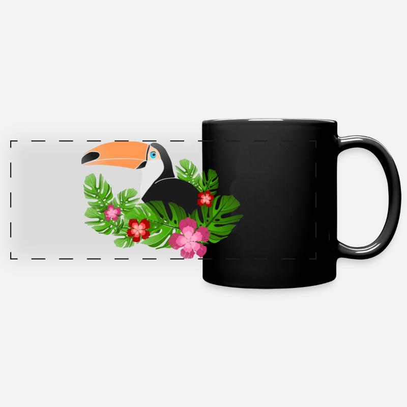 Toucan - Full Colour Panoramic Mug - black