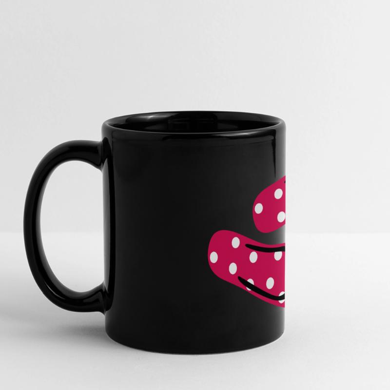 Slippers Toadstool Flip Flops Points Dots Summer Full Colour Panoramic Mug