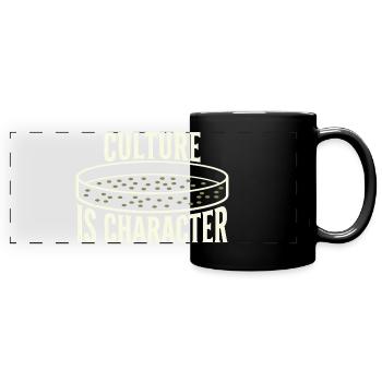 microbiology - Full Colour Panoramic Mug - black - Front