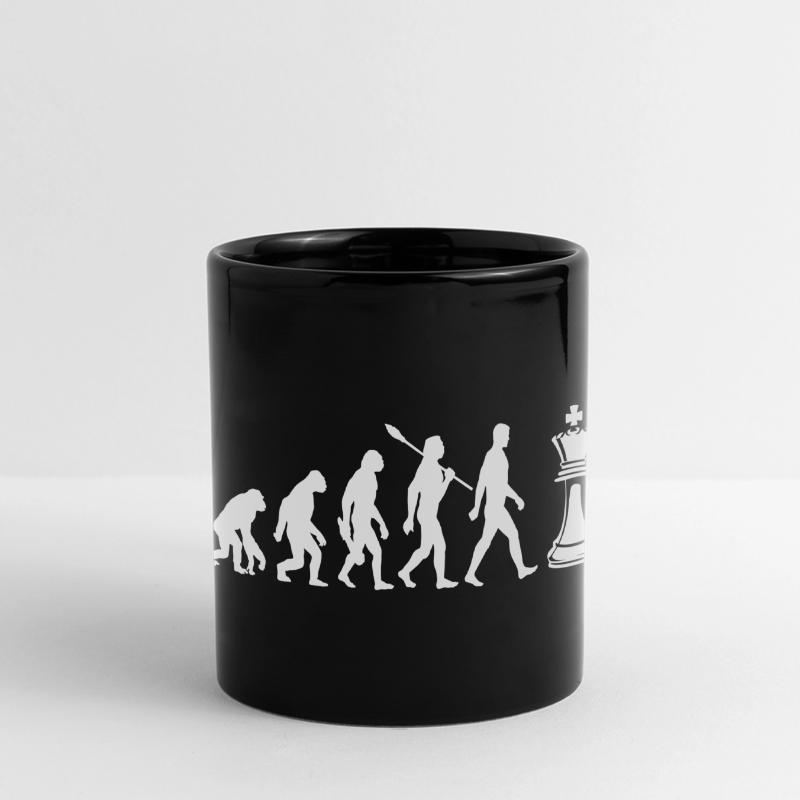 Evolution - Échecs - Joueurs d’échecs Mug panoramique uni