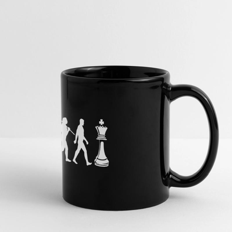 Evolution - Chess - Chess Players Full Colour Panoramic Mug