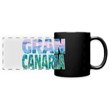 Gran Canaria - Full Colour Panoramic Mug - black - Front