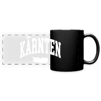 Carinthie - Mug panoramique uni - noir - Devant