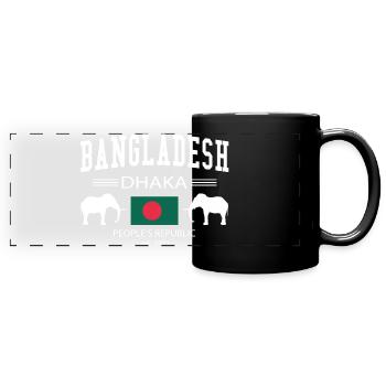 Bangladesh - Full Colour Panoramic Mug - black - Front