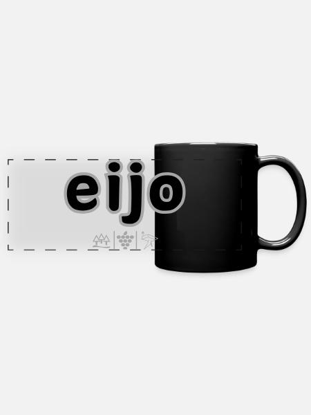 Eijo - Panorama-Tasse farbig - Schwarz