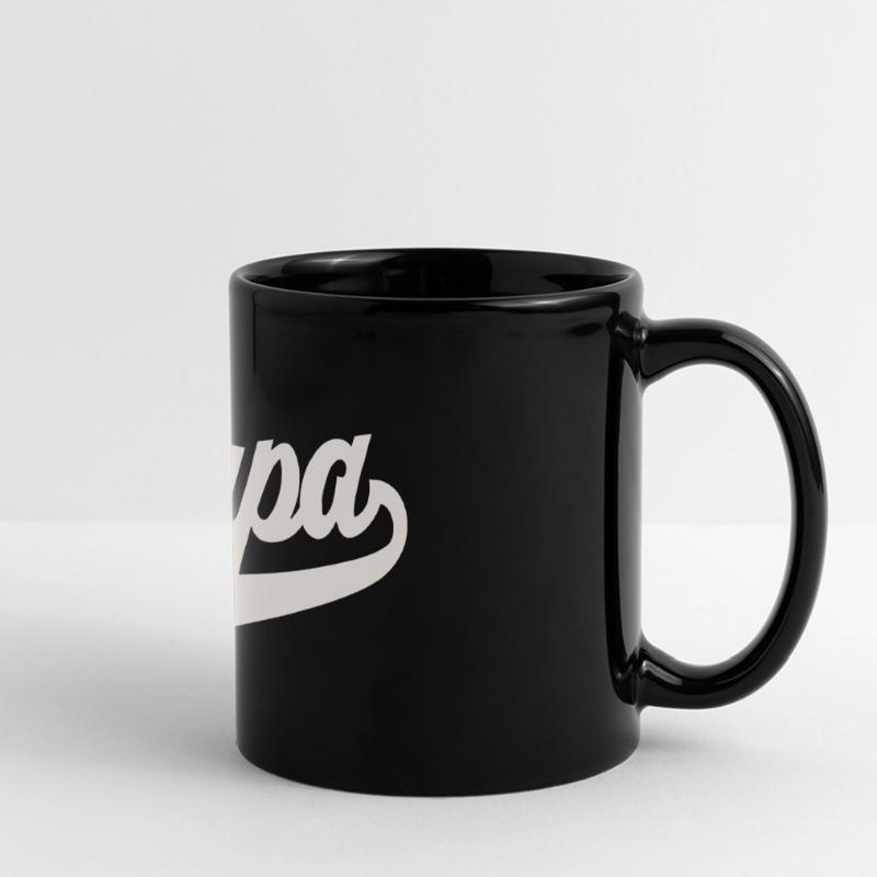 Script classique de Papa Mug panoramique uni