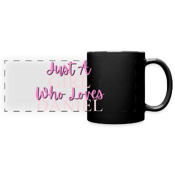 Conception de citation girly inspirante - Mug panoramique uni - noir - Devant