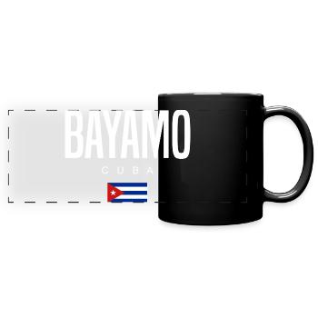 Bayamo Cuba Cubans - Full Colour Panoramic Mug - black - Front