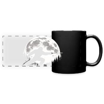 Bigfoot Fechten - Panorama-Tasse farbig - Schwarz - Vorne