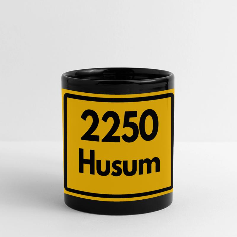 OLD POSTCODE POSTCODE RETRO 2250 HUSUM – NORDSEE Full Colour Panoramic Mug