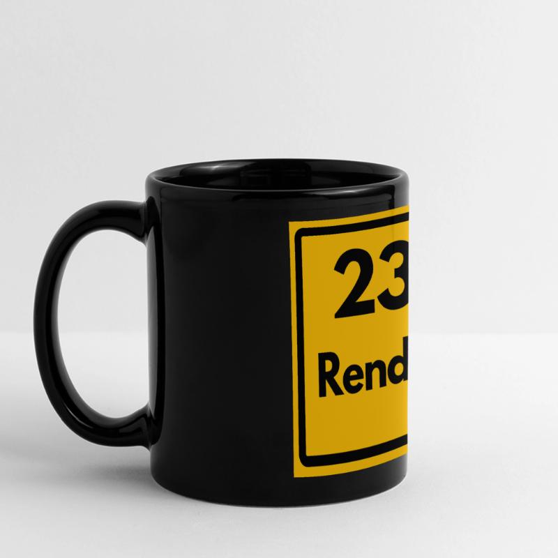 OLD POSTCODE POSTCODE RETRO 2370 RENDSBURG – FJORD Full Colour Panoramic Mug