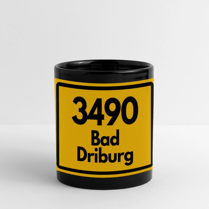 OLD POSTCODE POSTCODE RETRO 3490 BAD DRIBURG Full Colour Panoramic Mug