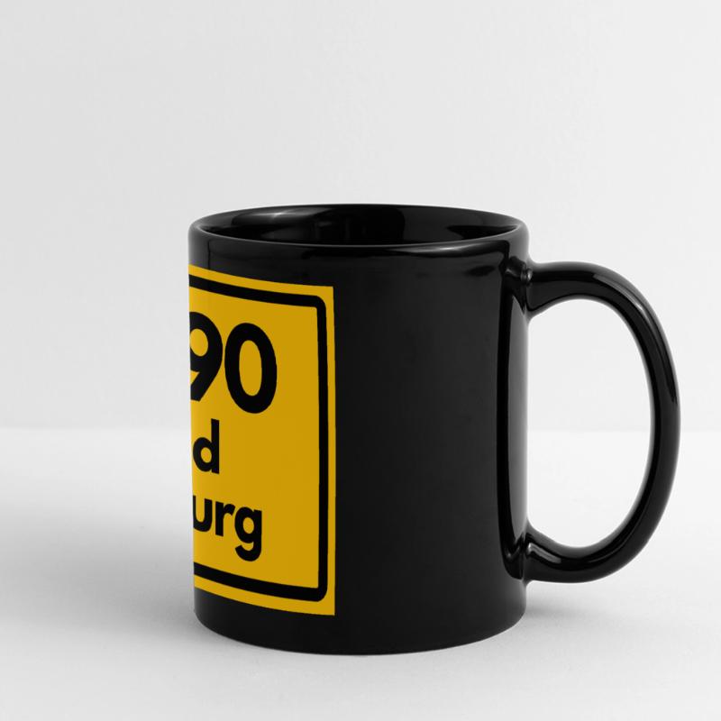 OLD POSTCODE POSTCODE RETRO 3490 BAD DRIBURG Full Colour Panoramic Mug