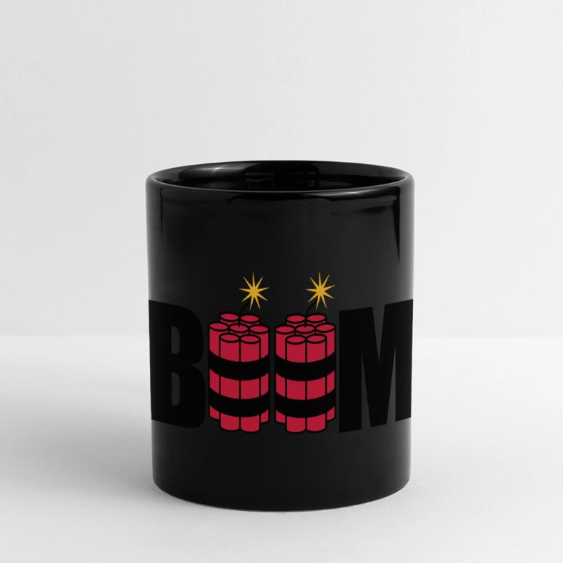 boom lit tnt dynamite explode explosion Full Colour Panoramic Mug