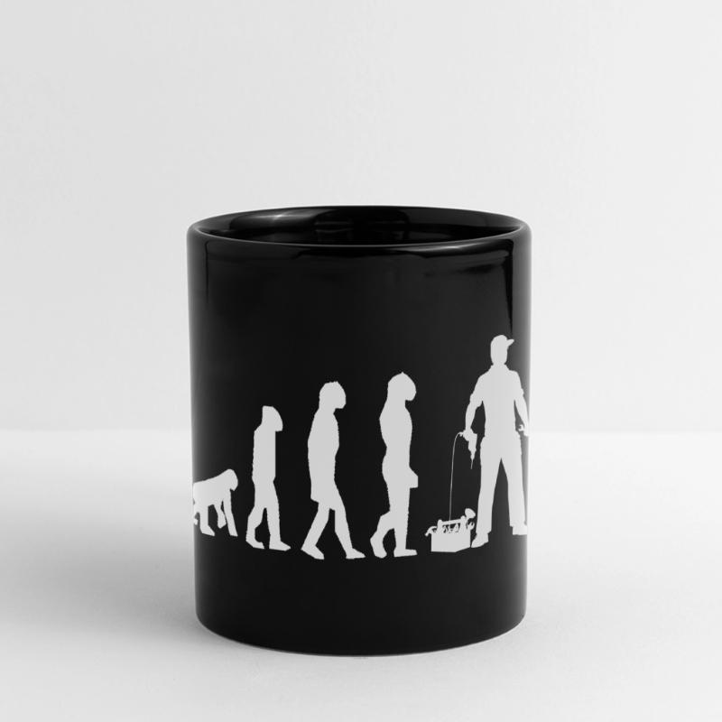 évolution bricoleur Mug panoramique uni