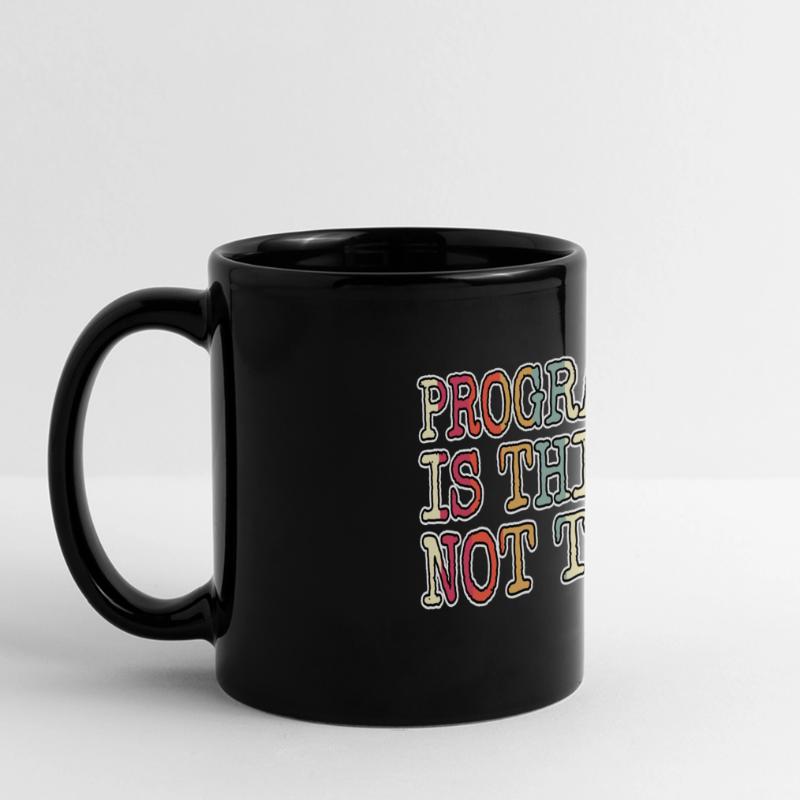 encrypt hack out hacking and free wifi Full Colour Panoramic Mug