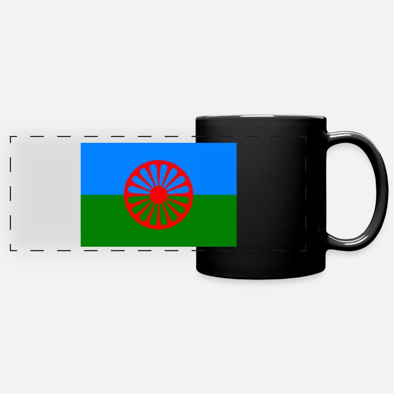 Gipsyflag - Full Colour Panoramic Mug - black