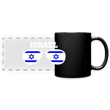 Israel - Full Colour Panoramic Mug - black - Front