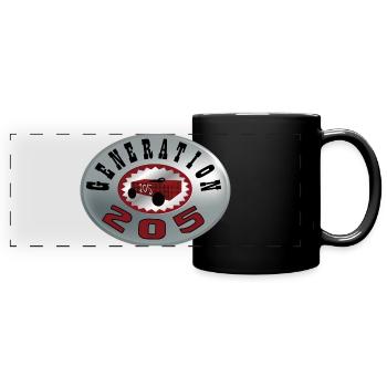 Generation 205 - Mug panoramique uni - noir - Devant
