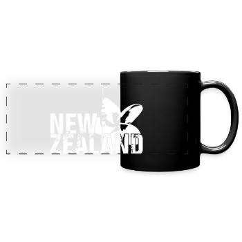 New Zealand - Mug panoramique uni - noir - Devant