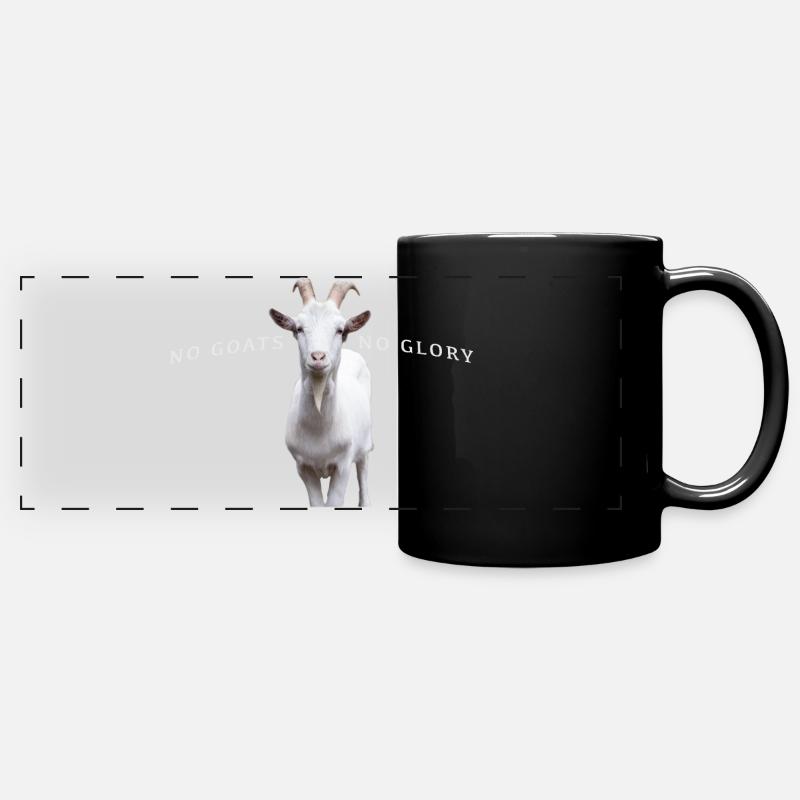 Chèvre de recherche - Mug panoramique uni - noir