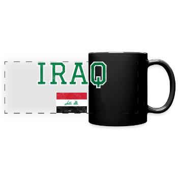 Iraq - Full Colour Panoramic Mug - black - Front
