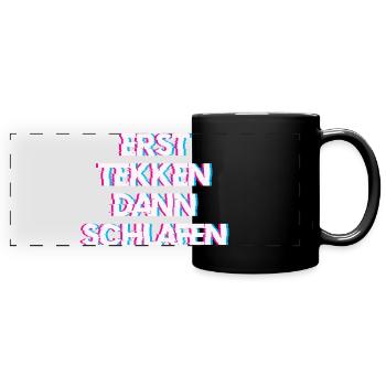 Hardtekk Tekk - Full Colour Panoramic Mug - black - Front