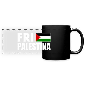 Fri palestina - Full Colour Panoramic Mug - black - Front