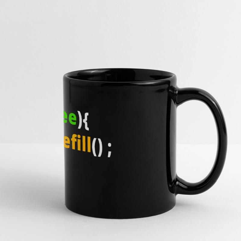 Programmeur Admin IT Code Kaffee EDV Informatik Mug panoramique uni