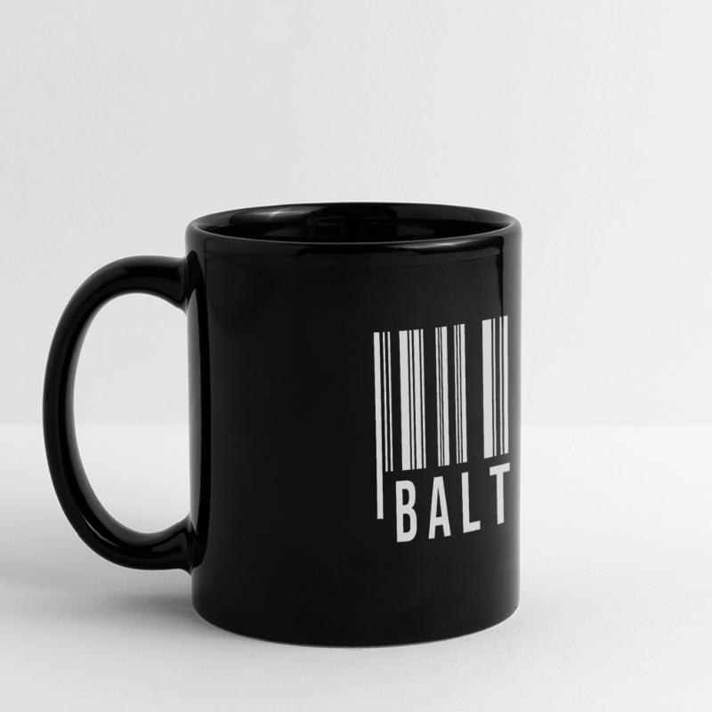 Baltimore Strichcode Panorama-Tasse farbig