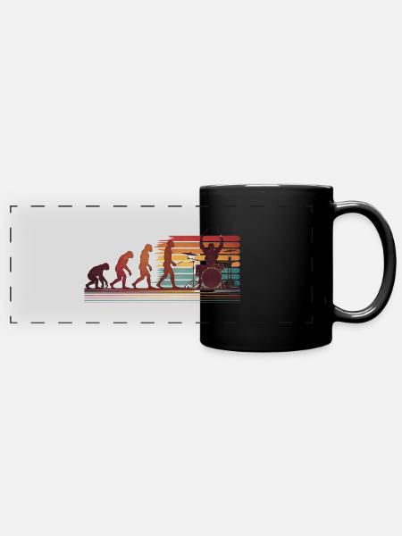Batteur Evolution Trommeln - Panorama-Tasse farbig - Schwarz