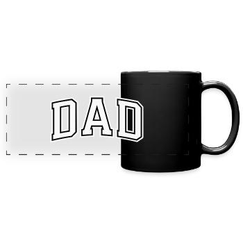 BESTER VATER - Panorama-Tasse farbig - Schwarz - Vorne