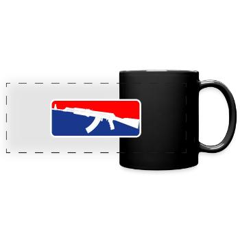 AK47 Rifle Special Unit Soldiers - Full Colour Panoramic Mug - black - Front