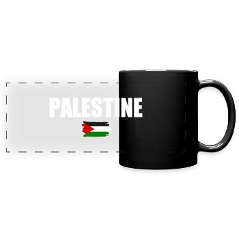 Palästina Palestina - Panorama-Tasse farbig - Schwarz - Vorne