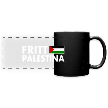 fritt palestina - Full Colour Panoramic Mug - black - Front