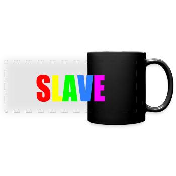 Slave - Full Colour Panoramic Mug - black - Front