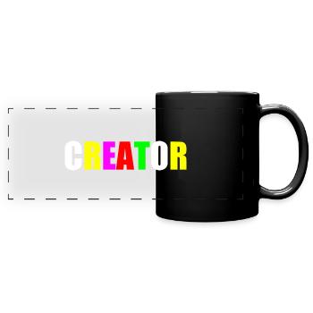 Creator - Mug panoramique uni - noir - Devant
