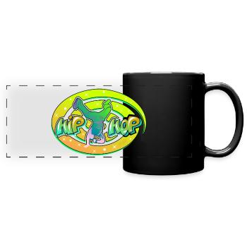 Hip-Hop dans l'Espace 2 - Mug panoramique uni - noir - Devant
