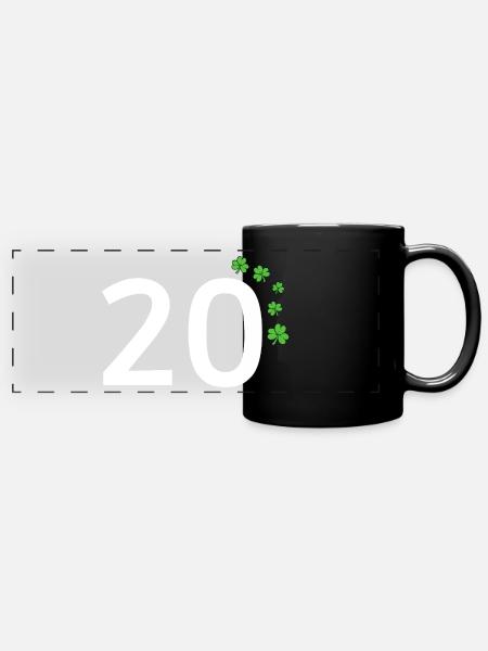 20 - Panorama-Tasse farbig - Schwarz