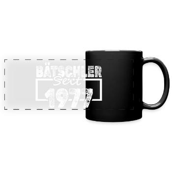 Single 1977 - Full Colour Panoramic Mug - black - Front