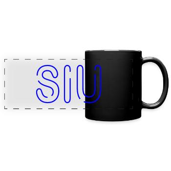 Youth speech - Siu - dark blue - Full Colour Panoramic Mug - black - Front