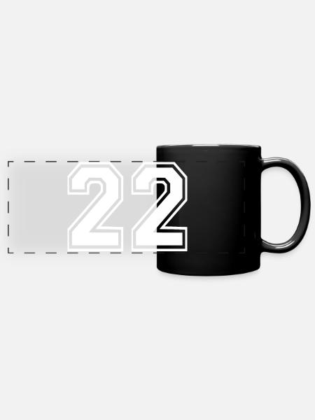 22 - Panorama-Tasse farbig - Schwarz