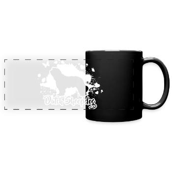 Chien de berger hollandais Chiens de race Wilsigns - Mug panoramique uni - noir - Devant