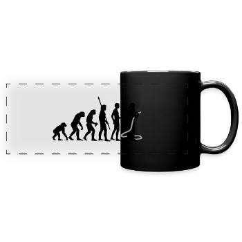 evolution_feuerwehr_b_2c - Mug panoramique uni - noir - Devant